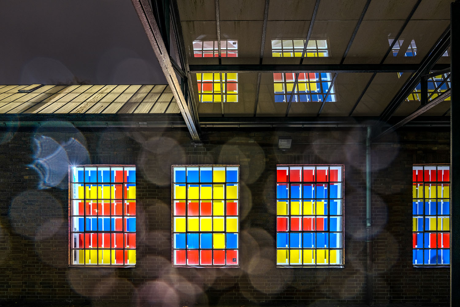 Farb  Licht  Spiel - Installation von Nikola Dimitrov & Norbert Thomas im Verein fr aktuelle Kunst / Ruhrgebiet, Oberhausen